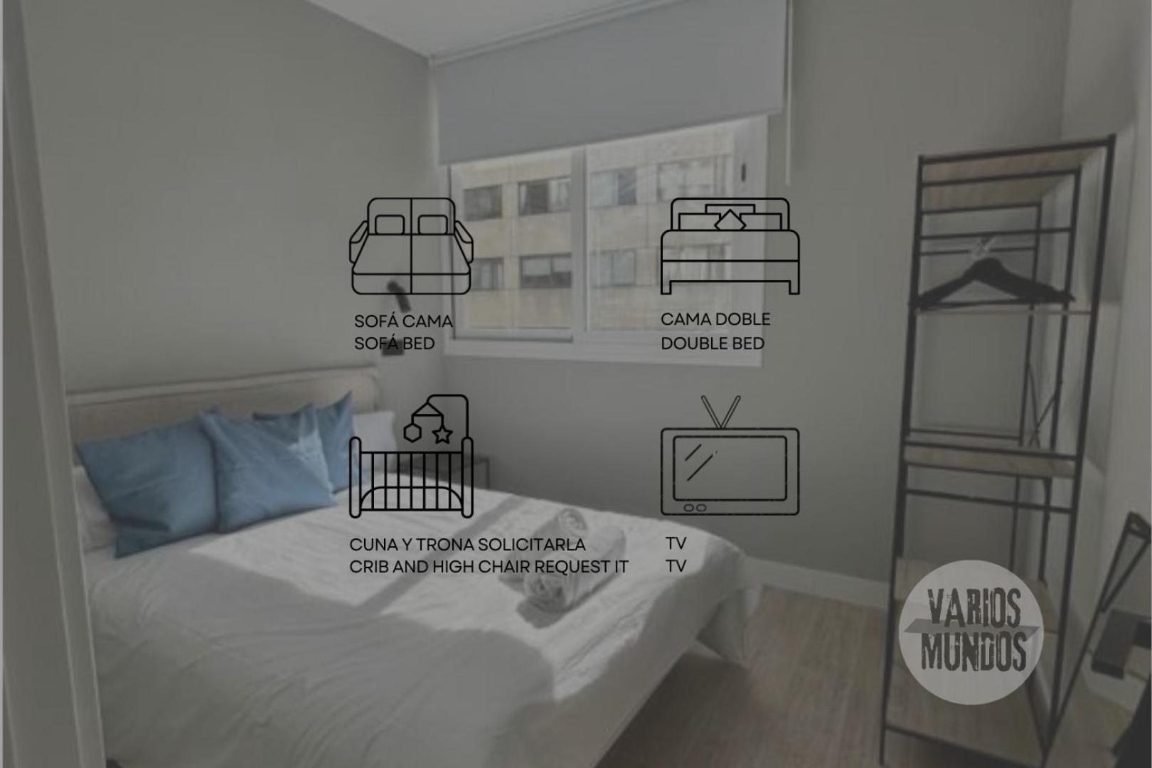 Central Apt De 2Hab Para 5Pax En Calle Silva E2 Madrid Exteriér fotografie
